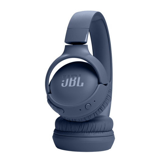JBL Tune 520BT - Blue - Wireless on-ear headphones - Detailshot 2